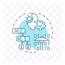 Data Extraction Ai Artificial Intelligence Icon