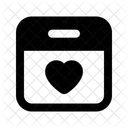 Calendario Favorito Data Favorita Dia Favorito Ícone