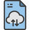 Cloud Data File Cloud Data File Icon