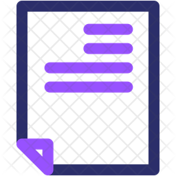 Data file Icon - Download in Line Style
