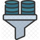 Data Filtering Database Data Icon