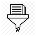 Data Filtering  Icon