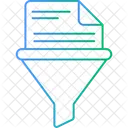 Funnel Data Filter Data Sorting Icon