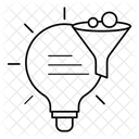 Data Filtering Idea Refinement Information Filtering Icon