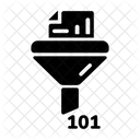 Data Filtration Conversion Sorting Icon