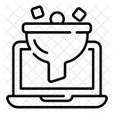 Data filtration  Icon