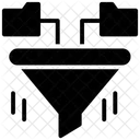 Data Filtration Data Analysis Folder Filter Icon