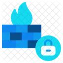Data Firewall Data Encryption Data Confidentiality Icon