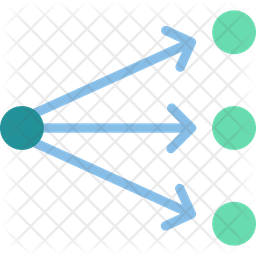 Data flow Icon - Download in Flat Style