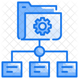 Data flow Icon - Download in Dualtone Style