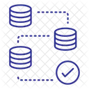 Data Flow Data Integration Data Processing Icon