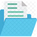 Data Folder Data Storage Document Folder Icon