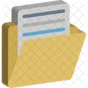 Data Folder Data Storage Document Icon