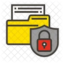 Data Folder Privacy Secure  Icon