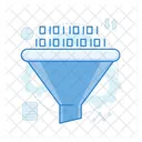 Funnel Analysis Data Funnel Conversion Rate Icon