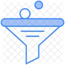 Data Funnel Data Sorting Filtering Icon