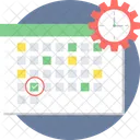 Data Hora Horario Calendario Icon