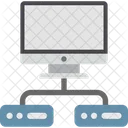 Data Hosting Domain Hosting Web Designing Icon