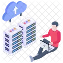 Data Hosting  Icon