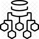 Data Flow Chart Process Connection Icon