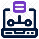 Data Analyze Compute Icon