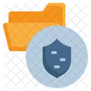 Data Folder Shield Icon