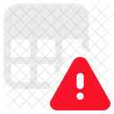 Data Warning Loss Icon