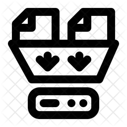 Data Ingestion Icon - Download in Line Style