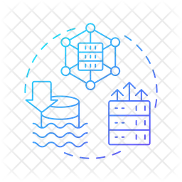 Data ingestion Icon - Download in Rounded Style