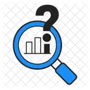 Data Inquiry Investigation Icon Analytics Research Icon