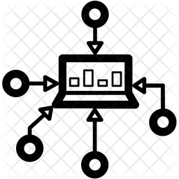 Data Integration Icon - Download in Line Style