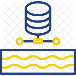 Data Lake Icon - Download in Line Style
