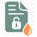 Data Leak Lock Security Icon