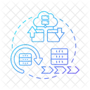 Data lineage  Icon