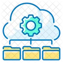 Data Management Cloud Folder Data Icon