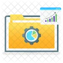 Data Analytics Data Processing Data Configuration Icon