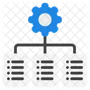 Data Management Data Processing Server Icon