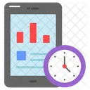 Data Management Time Icon
