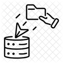 Data Migration Transfer Send Icon