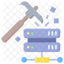 Data Mining Database Networking Icon