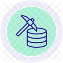 Data Mining Color Circle Icon Icon