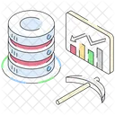 Data Mining Data Extraction Data Loss Icon