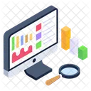 Data Analysis Data Monitoring Data Visualization Icon