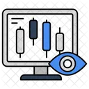 Data Monitoring Graph Visualization Data Analytics Icon