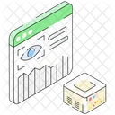 Data Monitoring Analytics Statistics Icon