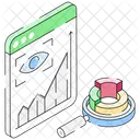 Data Vision Data Monitoring Web Monitoring Icon