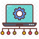 Data Network Networking Gear Icon