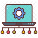 Data Network Networking Gear Icon