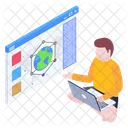 Data Networking  Icon