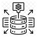 Data Normalization Organize Data Scaling Icon